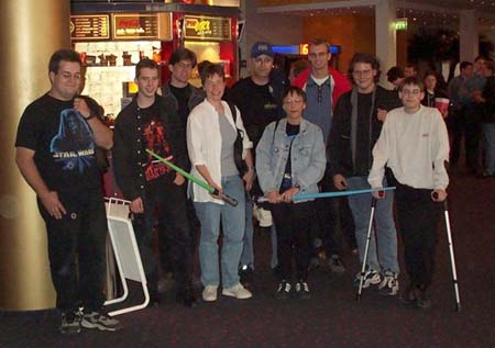 Gruppenfoto im Cinemaxx
